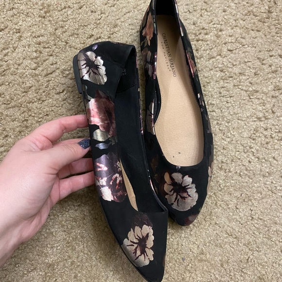Christian Siriano Shoes - Christian Siriano floral flats